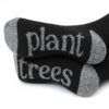 Selkirk hímzett zokni fekete színben - Plant trees