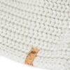 Tentree organikus pamut kötött női fülpánt fehér részlet