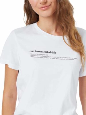 TenTree Environmental-ish biopamut női póló közeli