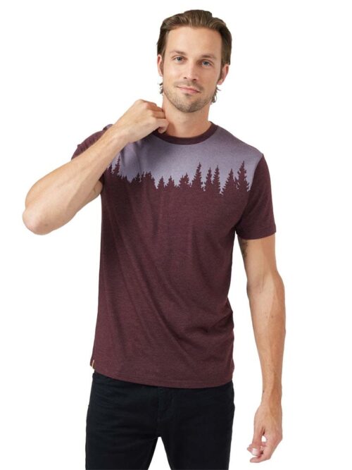 TenTree Juniper póló biopamut burgundi