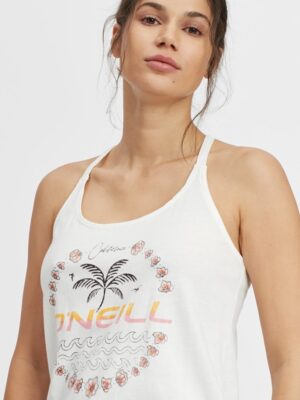 Beach angel palm női atléta fehér színben, modellen, közelről