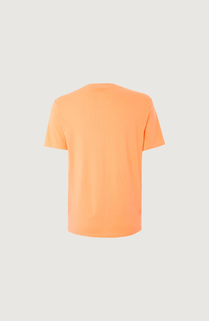 Sunset Logo póló narancssárga színben hátulról