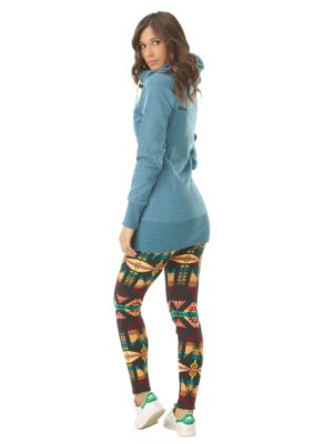 Thyme női pulóver modellen, hátulról