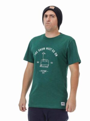 férfi Runaway póló zöld